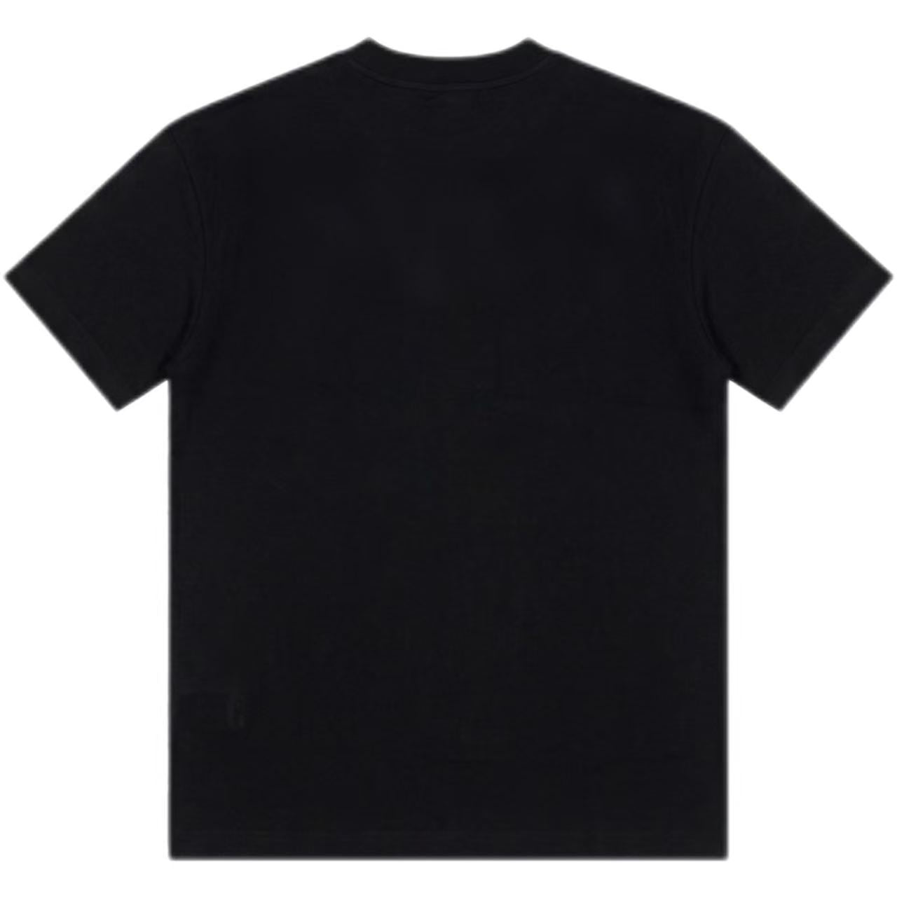 New Casual Pure Cotton T Shirt with Botanical Logo Print on Chest