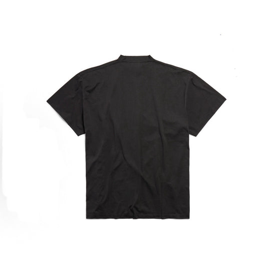 New Black Letter Graphic Tee, Crew Neck Short Sleeve Streetwear T-Shirt