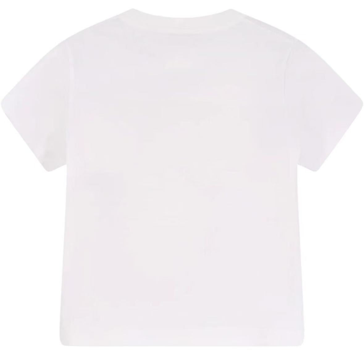 New Crew Neck T Shirt Vintage Film-Style Graphic Print Premium Pure Cotton Fabric