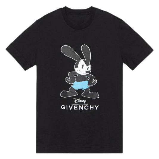 New Pure Cotton T Shirt with Rabbit Cartoon Graphic Print Design