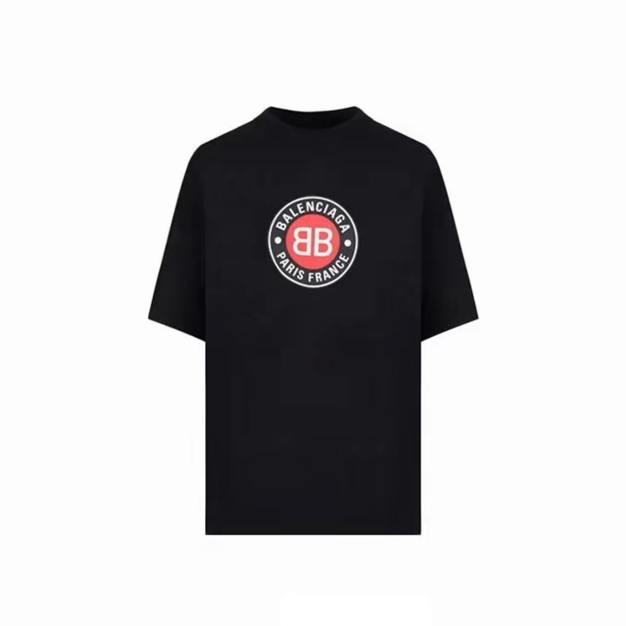 New Unisex Logo Letter Emblem Graphic T-Shirt, Crew Neck Short Sleeve Streetwear Tee