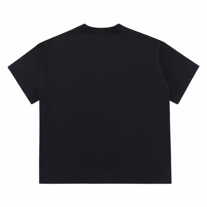 New Unisex Letter Graphic T-Shirt, Crew Neck Short Sleeve Pullover Tee, Regular Fit