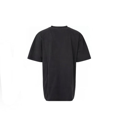 New Unisex Logo Letter Emblem Graphic T-Shirt, Crew Neck Short Sleeve Streetwear Tee