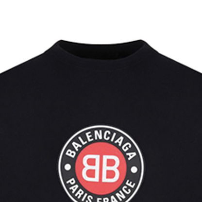 New Unisex Logo Letter Emblem Graphic T-Shirt, Crew Neck Short Sleeve Streetwear Tee
