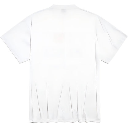 New Unisex Black Letter Heart Graphic T-Shirt, Crew Neck Short Sleeve Casual Tee