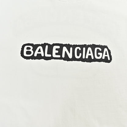 New Unisex Playful Logo Graphic T-Shirt, Short Sleeve Casual Tee