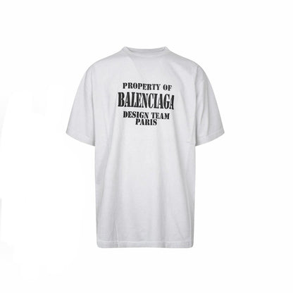 New Unisex Logo Letter Emblem Graphic T-Shirt, Crew Neck Short Sleeve Streetwear Tee