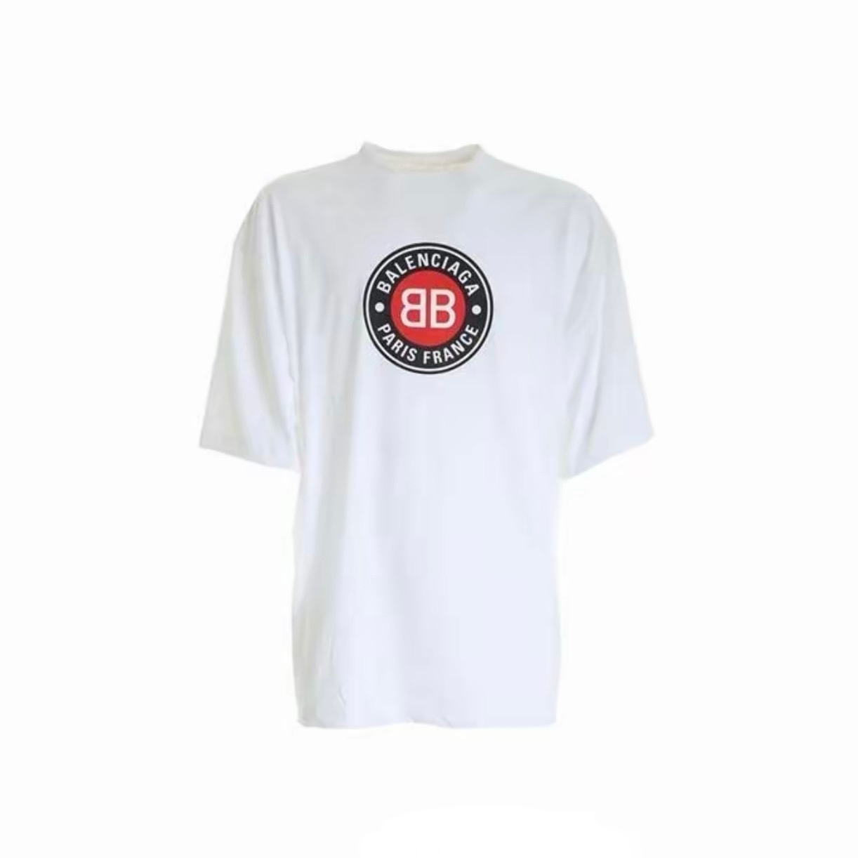New Unisex Logo Letter Emblem Graphic T-Shirt, Crew Neck Short Sleeve Streetwear Tee