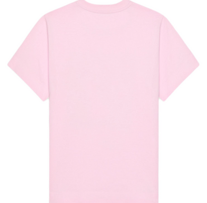 New Women’s Pink Cotton T Shirt with Archive Print