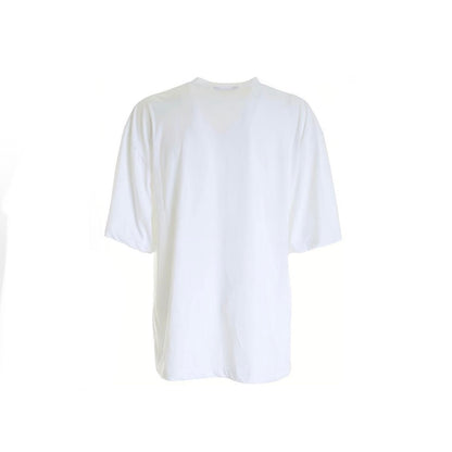 New Unisex Logo Letter Emblem Graphic T-Shirt, Crew Neck Short Sleeve Streetwear Tee