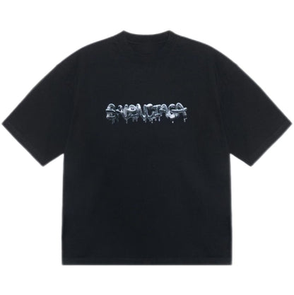 New SLIME Jelly Graffiti Logo Letter Print T Shirt