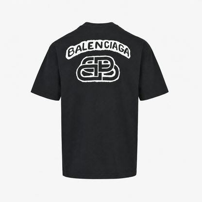 New Unisex Playful Logo Graphic T-Shirt, Short Sleeve Casual Tee