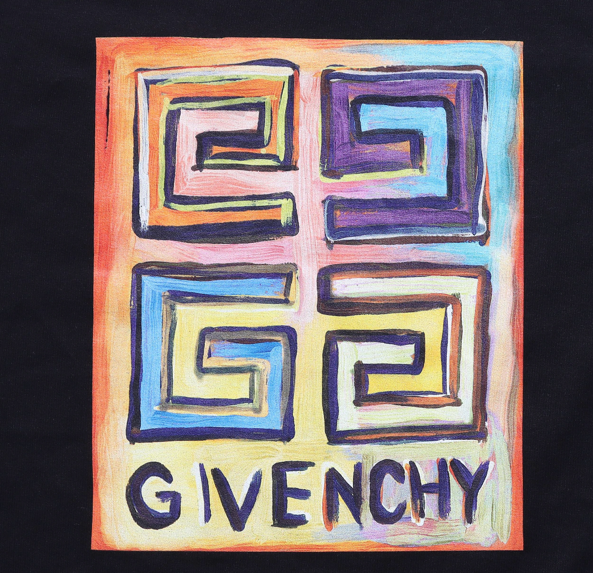 New Slim Fit Crew Neck T Shirt  4G Classic Print Collaboration Series