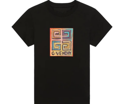 New Slim Fit Crew Neck T Shirt  4G Classic Print Collaboration Series